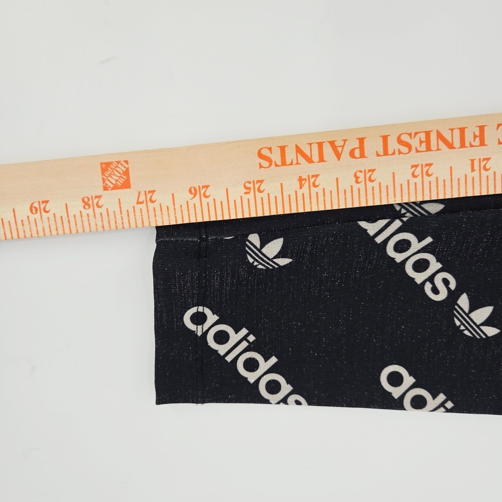 Adidas‎ Originals Women's Logomania Monogram Print Catsuit Jumpsuit Black XS - Picture 11 of 14